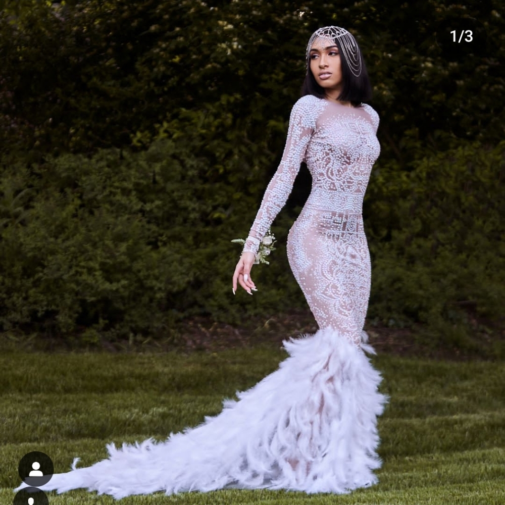 Plus size wedding dress 4XL